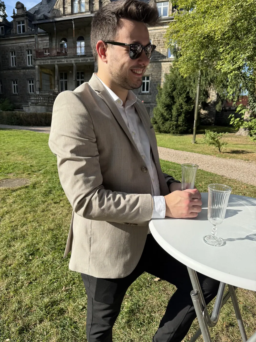 Markus im Gespräch