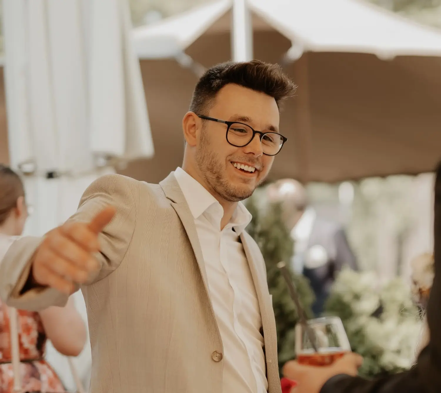 Markus Sitzmann auf einer Hochzeit